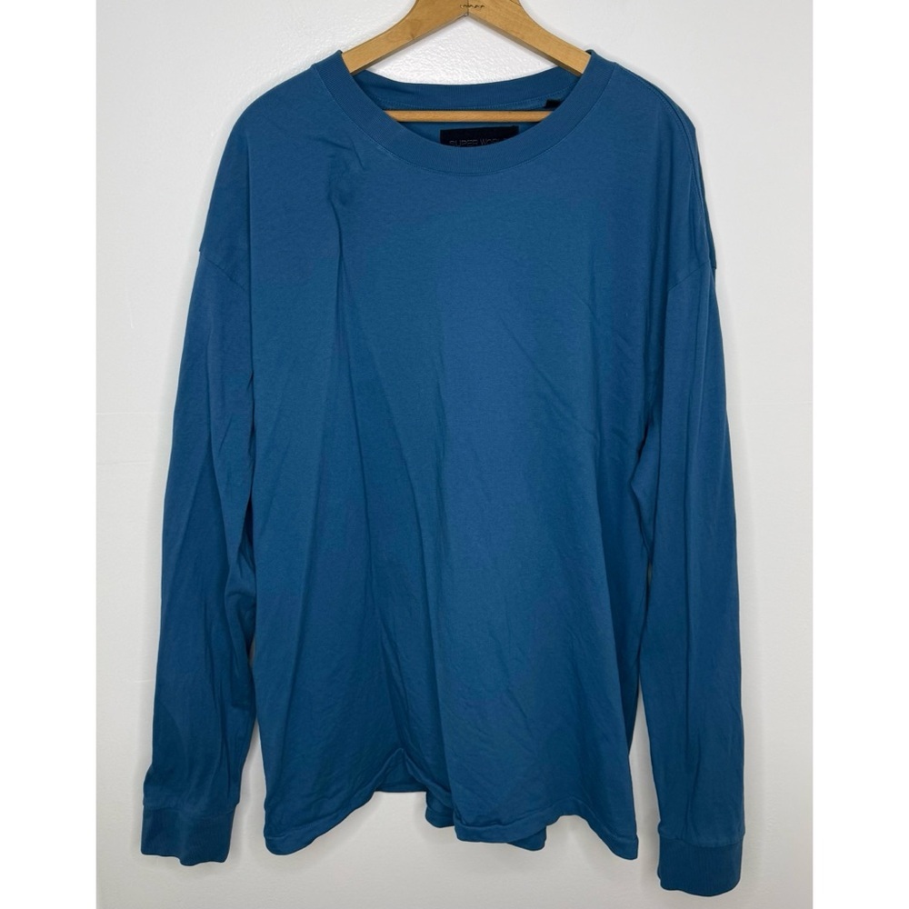ARITZIA Super World Blue Teal Long Sleeve Top